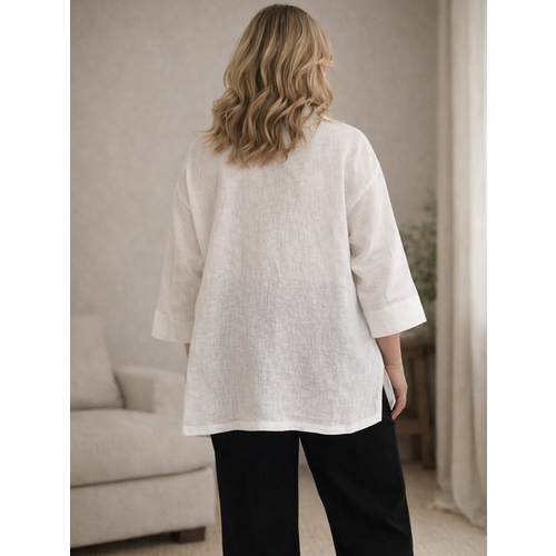 Блузка из льна ш2522-26 - Изображения 2