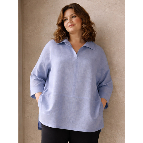 Блузка из льна ш2523-26 - Фото товара