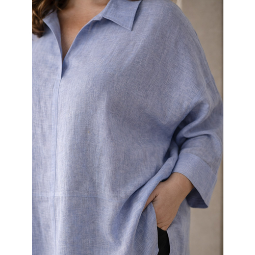 Блузка из льна ш2523-26 - Изображения 2