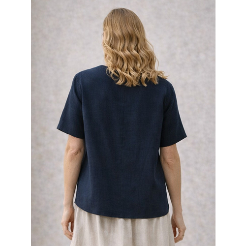 Блузка из льна ш2551-26 - Изображения 3