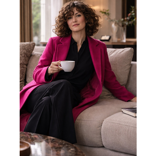 Пальто из вареной шерсти ш2515-26 - Изображения 3