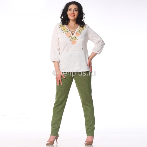 Туника льняная 41-17 - Изображения 2