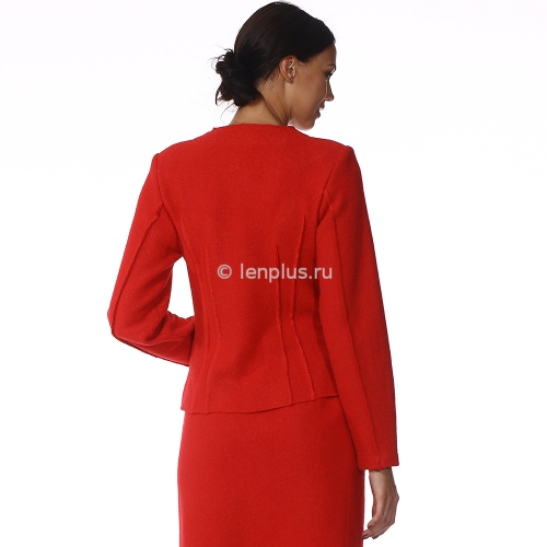 Жакет из вареной шерсти Ш821-17 - Изображения 4