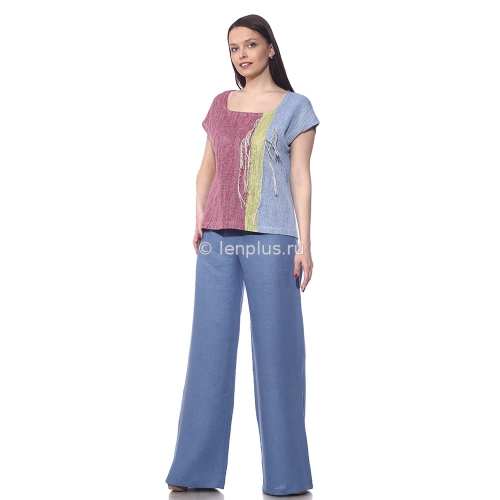 Брюки льняные Ш1092-19 - Изображения 4